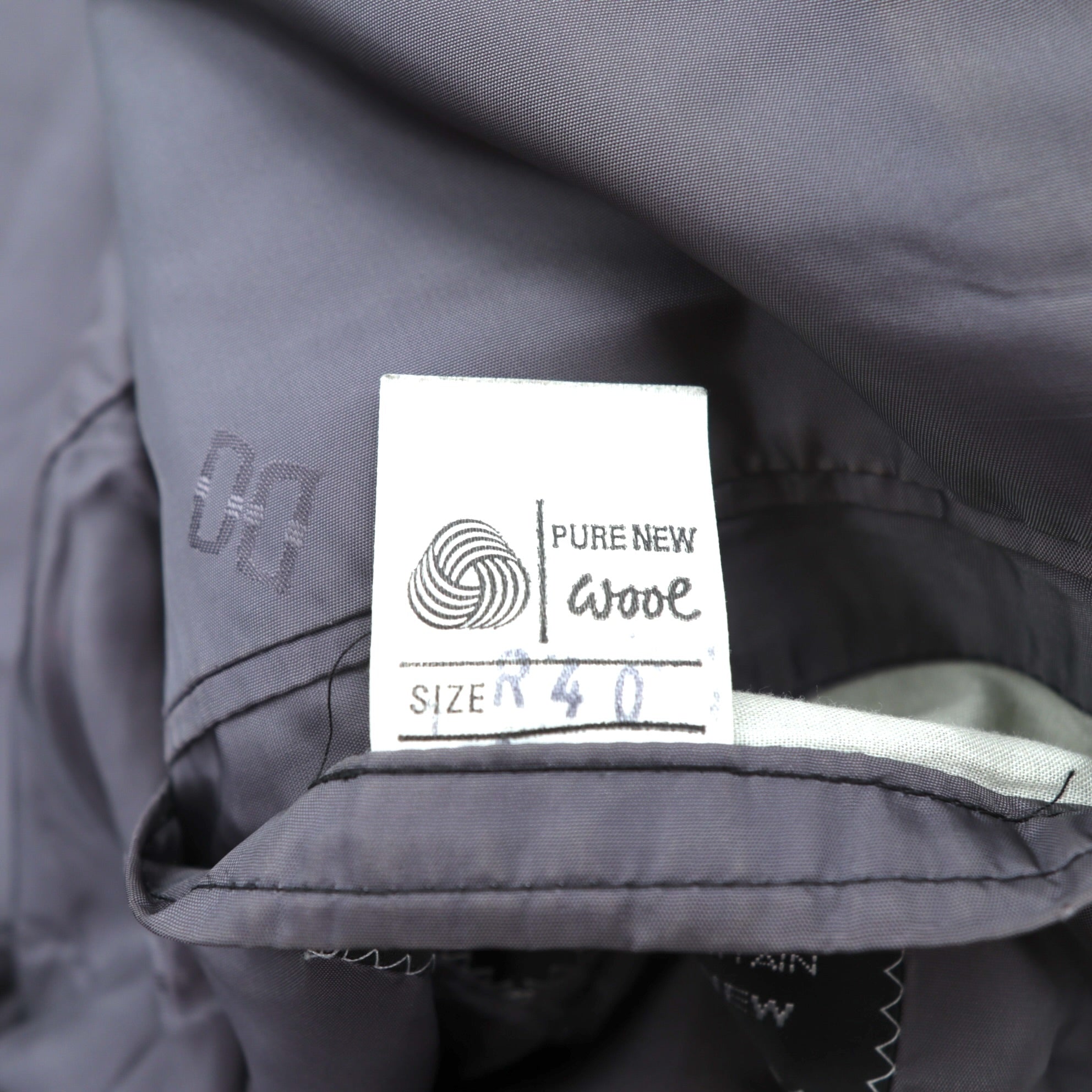 DAKS 80年代 英国製 グレンチェック 2B ブレザー テーラードジャケット L グレー ウール PURE NEW WOOL イギリス製