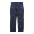 Polo Ralph Lauren Chino Work Pants L Navy All-over Pattern Flag Embroidery SLIM FIT