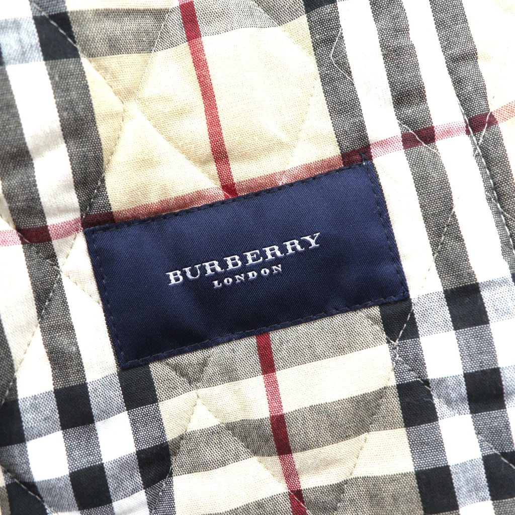 BURBERRY 英国製 キルティングジャケット M ベージュ 裏地 ノバチェック イギリス製