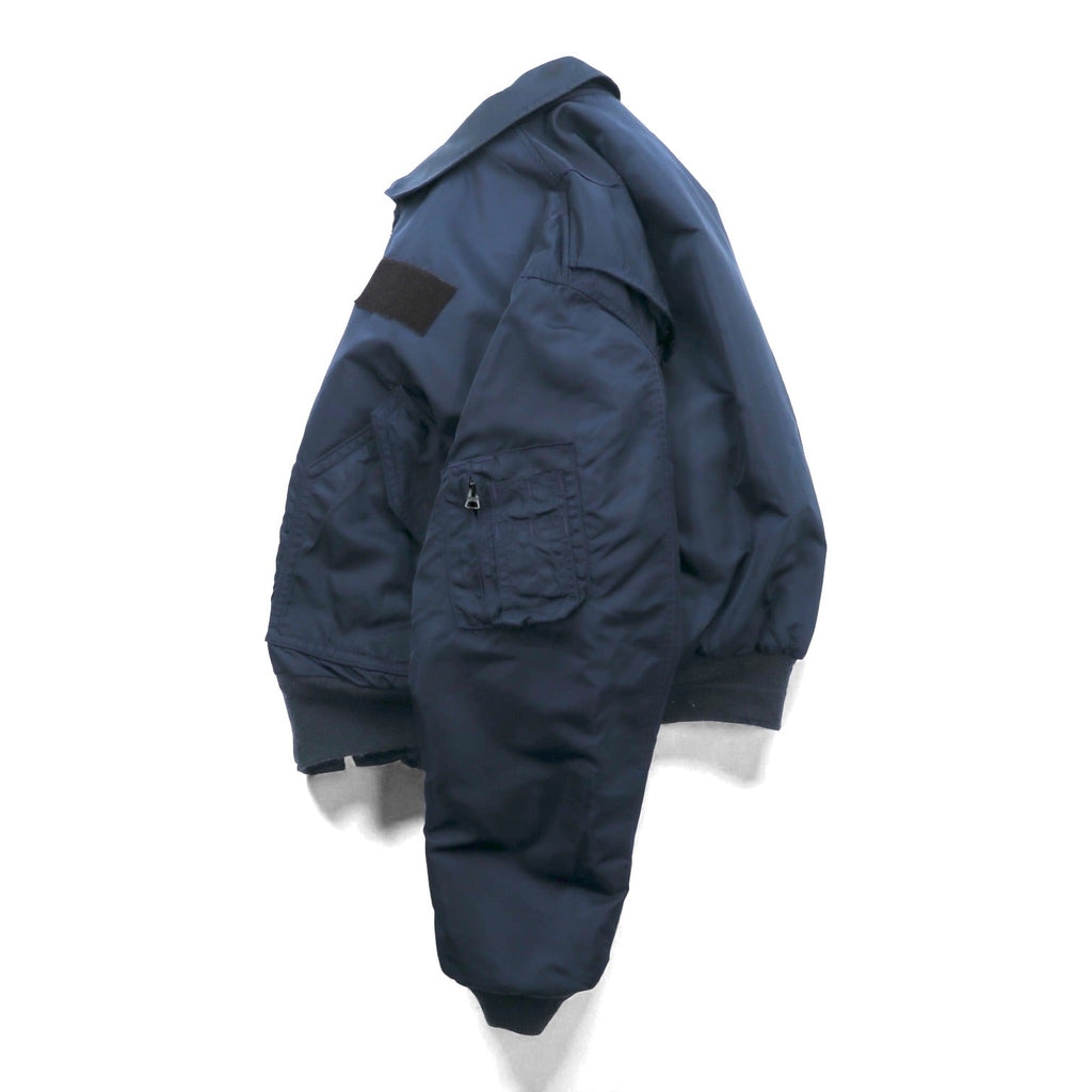 SPIEWAK 90s USA Made CPW-45 Flight Jacket XL Navy Short Length Military Padded SCOVILL Zipper T4526