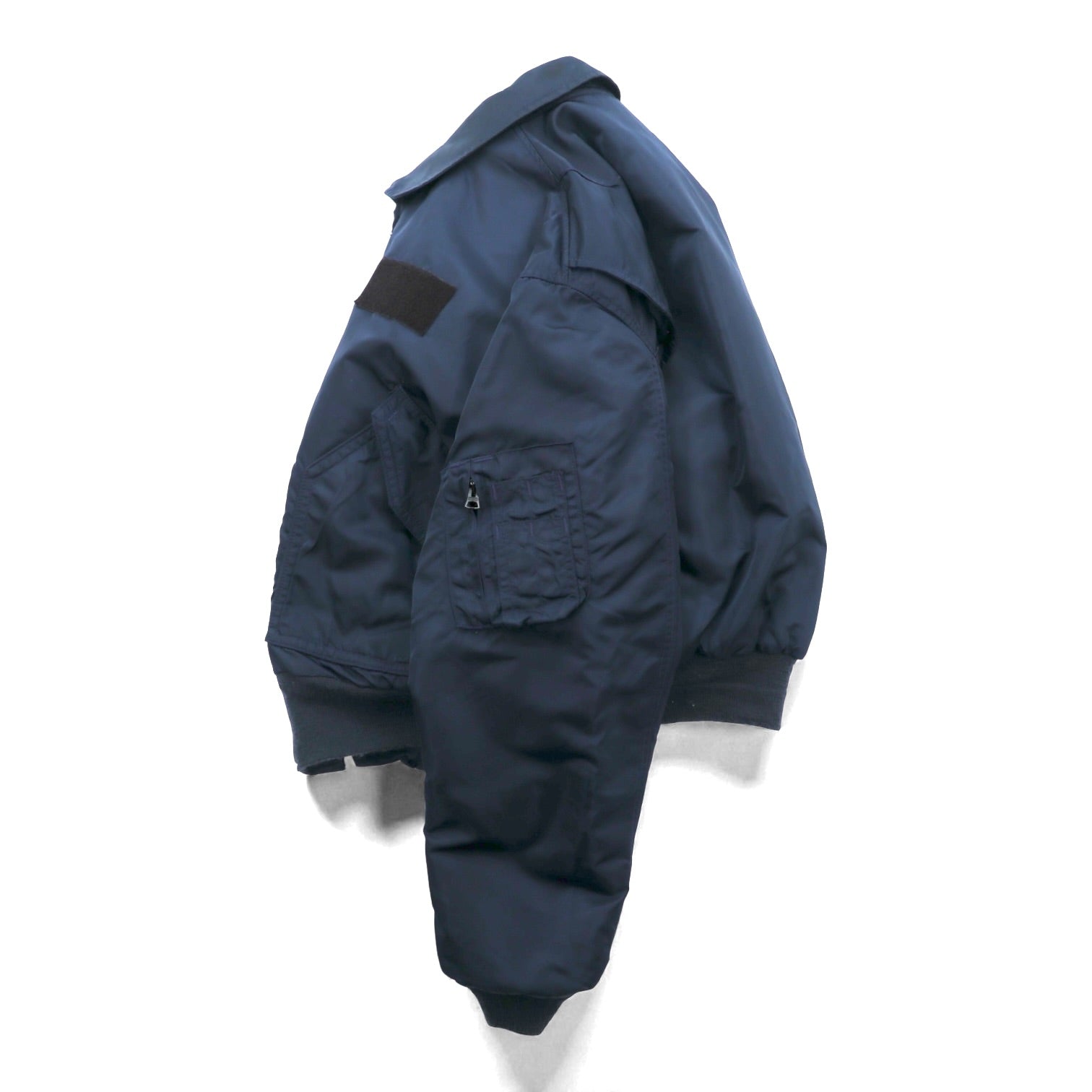 SPIEWAK 90s USA Made CPW-45 Flight Jacket XL Navy Short Length Military Padded SCOVILL Zipper T4526