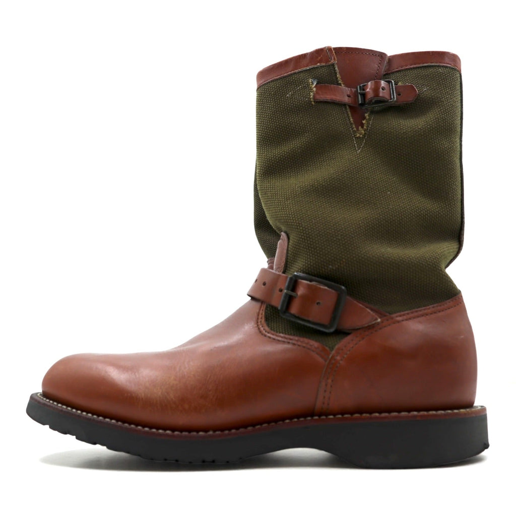 CHIPPEWA USA-made SNAKE BOOTS Engineer Boots 27cm Leather Genuine Leather 91915 Cordura Nylon Switching Vibram Sole