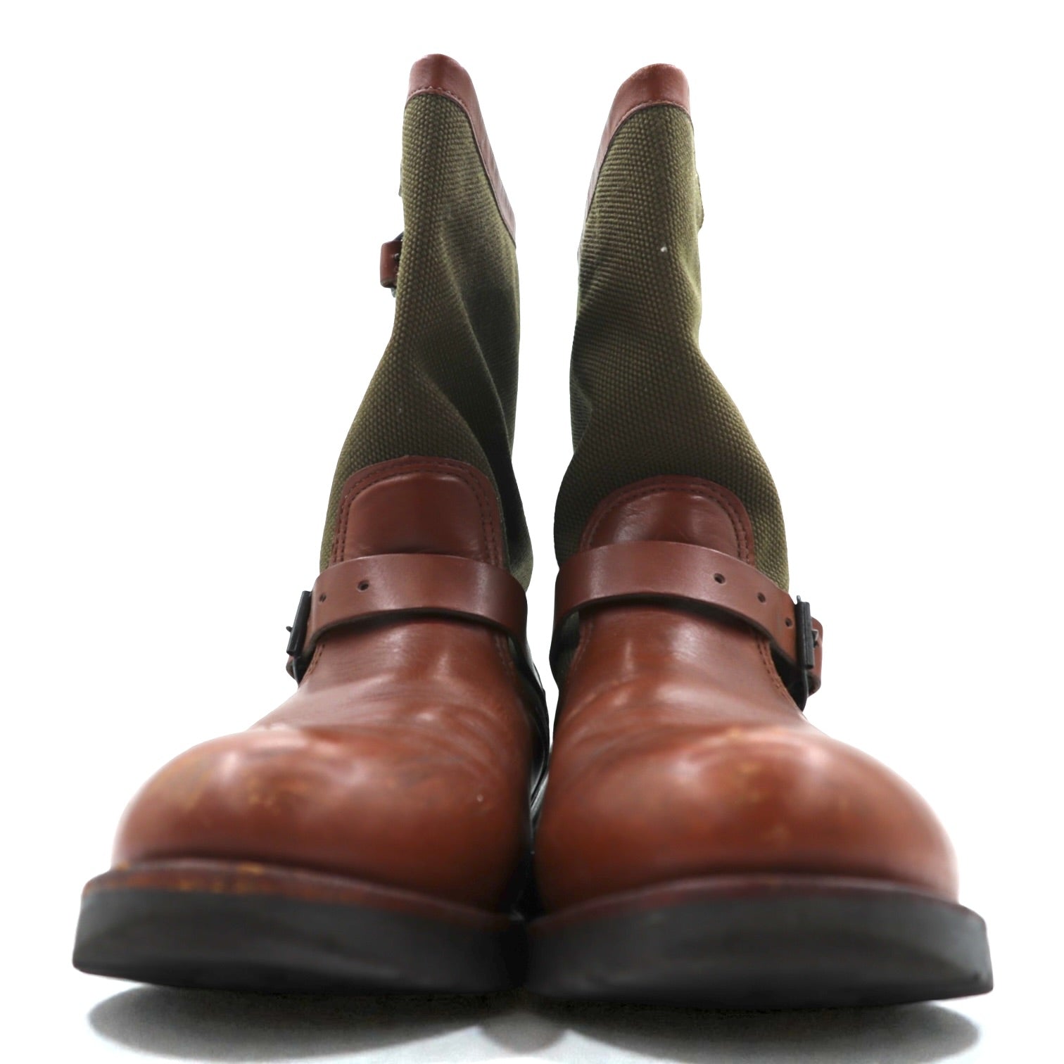 CHIPPEWA USA製 SNAKE BOOTS エンジニアブーツ 27cm レザー 本革 91915 コーデュラナイロン切替 Vibramソール