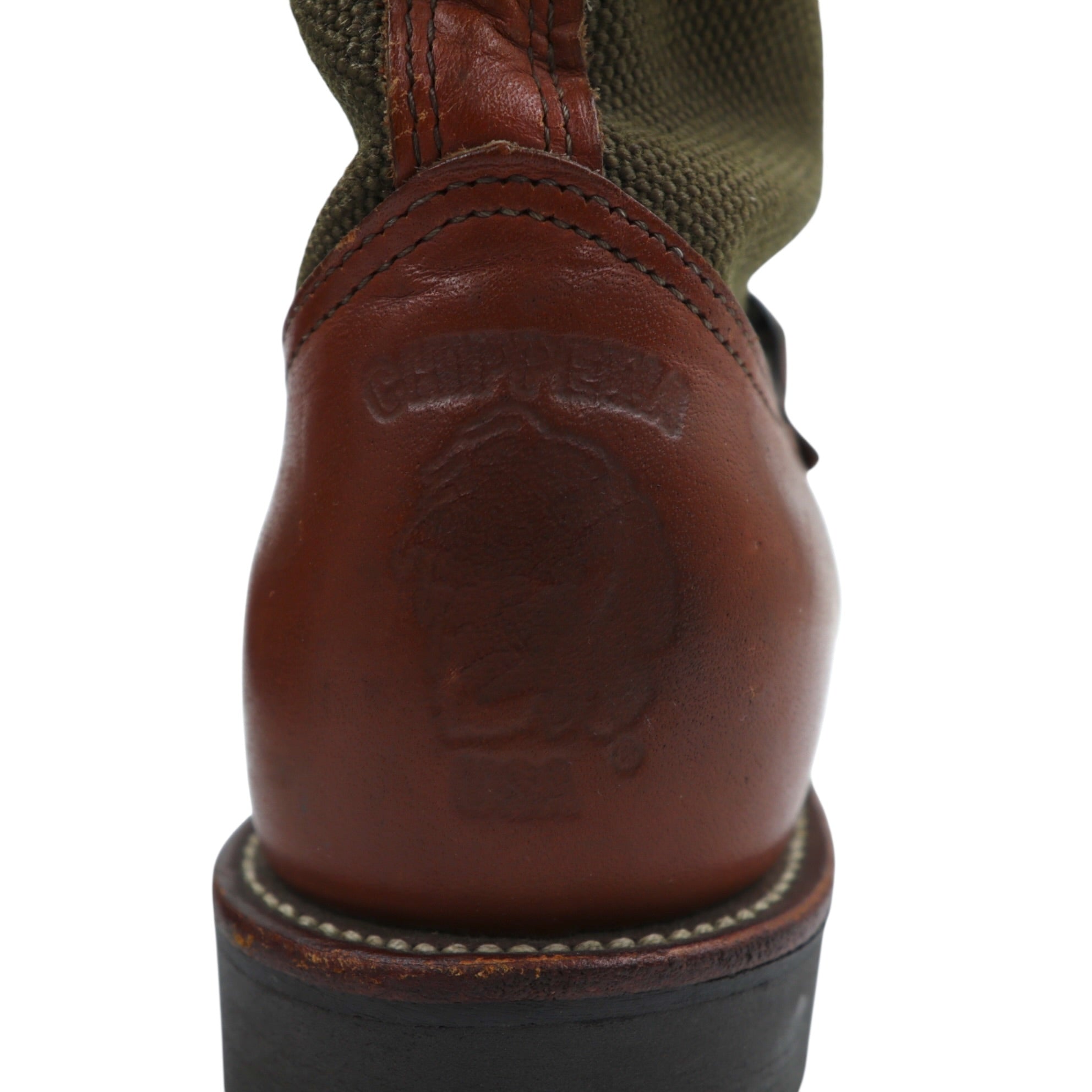 CHIPPEWA USA-made SNAKE BOOTS Engineer Boots 27cm Leather Genuine Leather 91915 Cordura Nylon Switching Vibram Sole