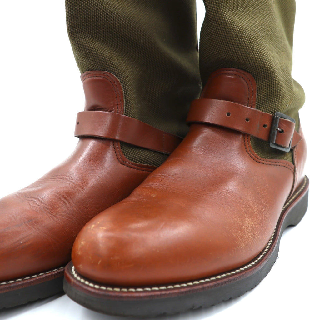 CHIPPEWA USA-made SNAKE BOOTS Engineer Boots 27cm Leather Genuine Leather 91915 Cordura Nylon Switching Vibram Sole