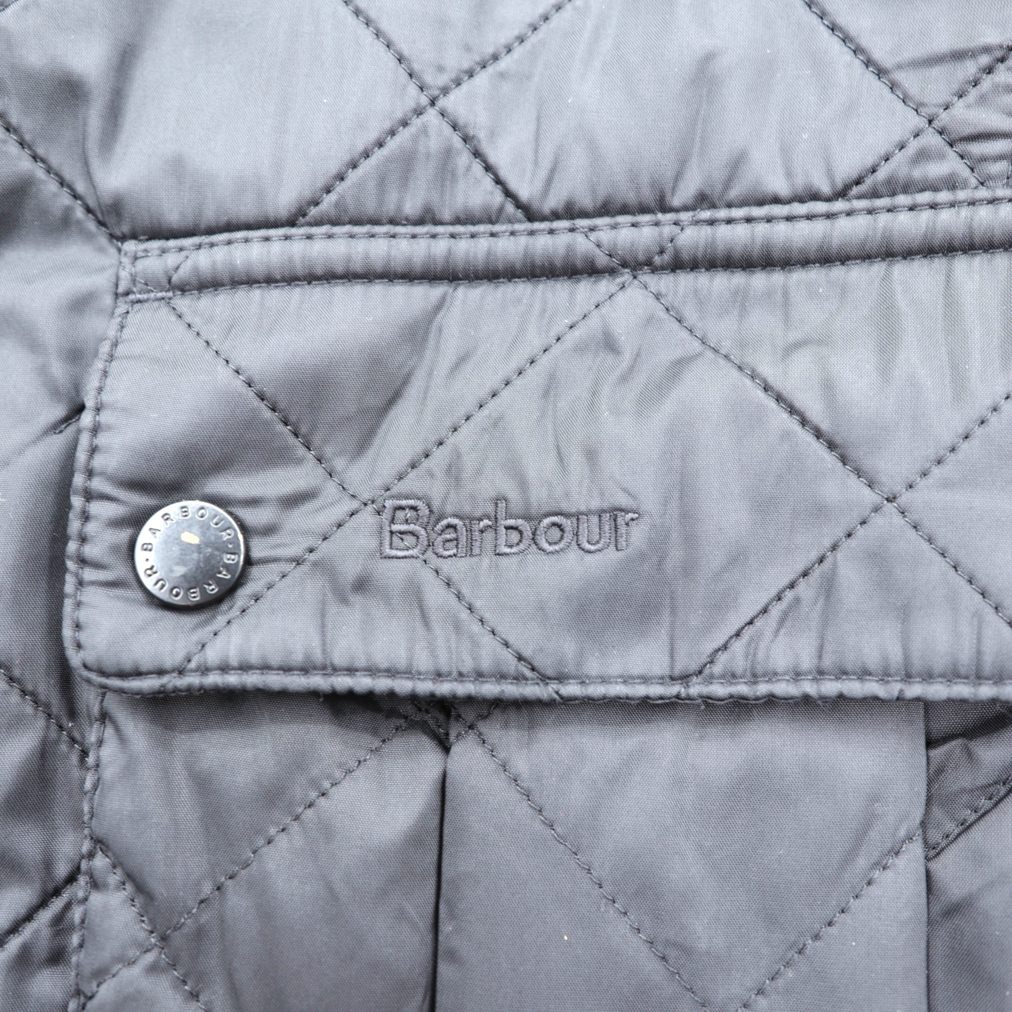 Barbour INTERNATIONAL Motorcycle Jacket L Black Quilted ARIEL POLARQUILT MQU0365BK91