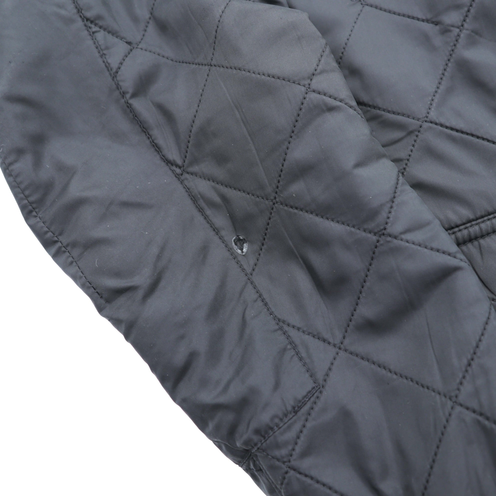 Barbour INTERNATIONAL Motorcycle Jacket L Black Quilted ARIEL POLARQUILT MQU0365BK91
