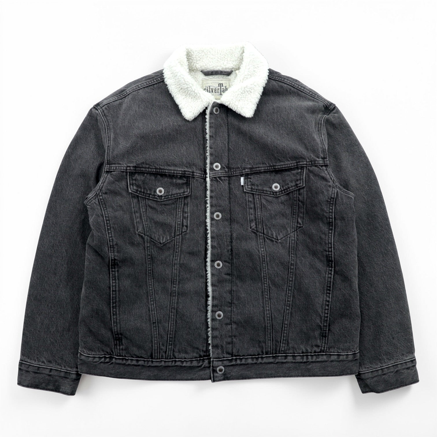 Levi's Sherpa Trucker Jacket, Boa Lining Denim Jacket, G-Jean, M, Big Size, Silver Tab, A3180-0005