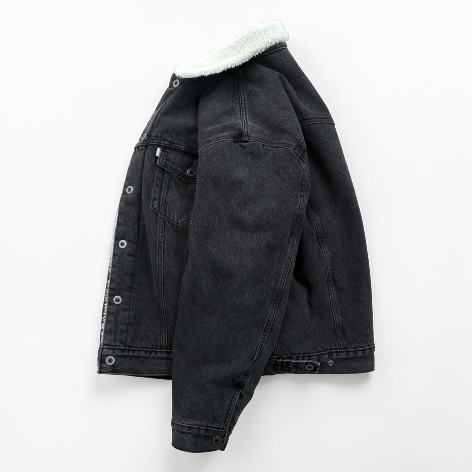 Levi's Sherpa Trucker Jacket, Boa Lining Denim Jacket, G-Jean, M, Big Size, Silver Tab, A3180-0005