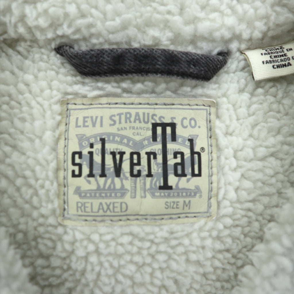 Levi's Sherpa Trucker Jacket, Boa Lining Denim Jacket, G-Jean, M, Big Size, Silver Tab, A3180-0005
