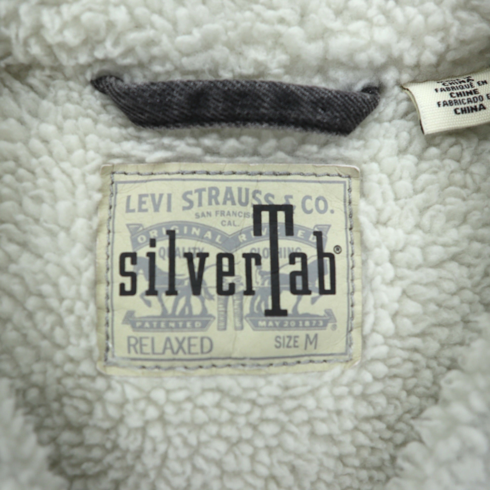 Levi's Sherpa Trucker Jacket, Boa Lining Denim Jacket, G-Jean, M, Big Size, Silver Tab, A3180-0005