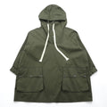 SOUMO Anorak Over Jacket Hoodie L Ventile Cotton Khaki 10-SJ-001 Made in Japan