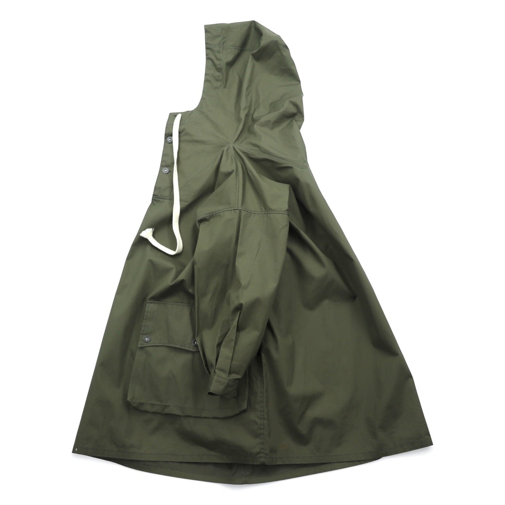 SOUMO Anorak Over Jacket Hoodie L Ventile Cotton Khaki 10-SJ-001 Made in Japan