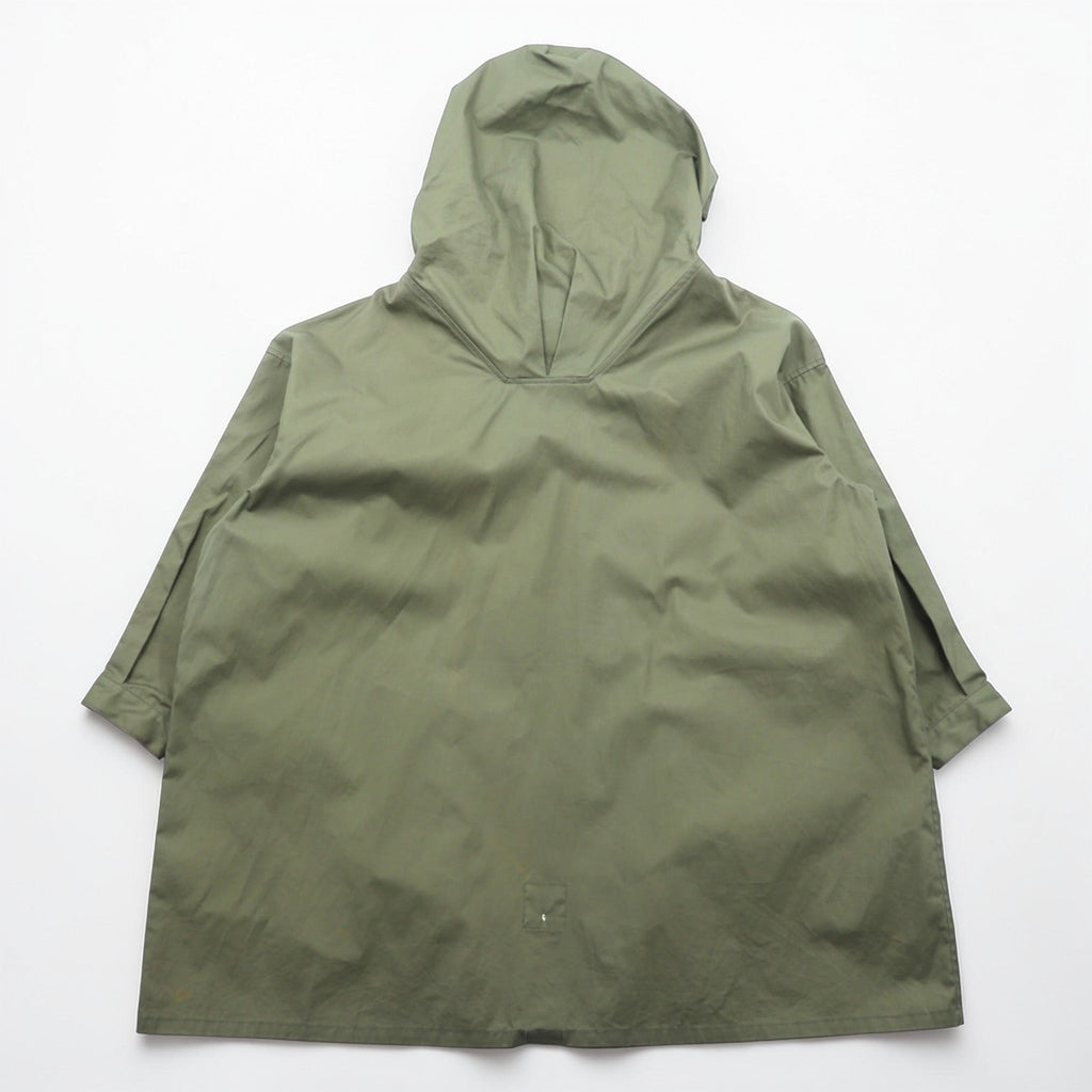 SOUMO Anorak Over Jacket Hoodie L Ventile Cotton Khaki 10-SJ-001 Made in Japan