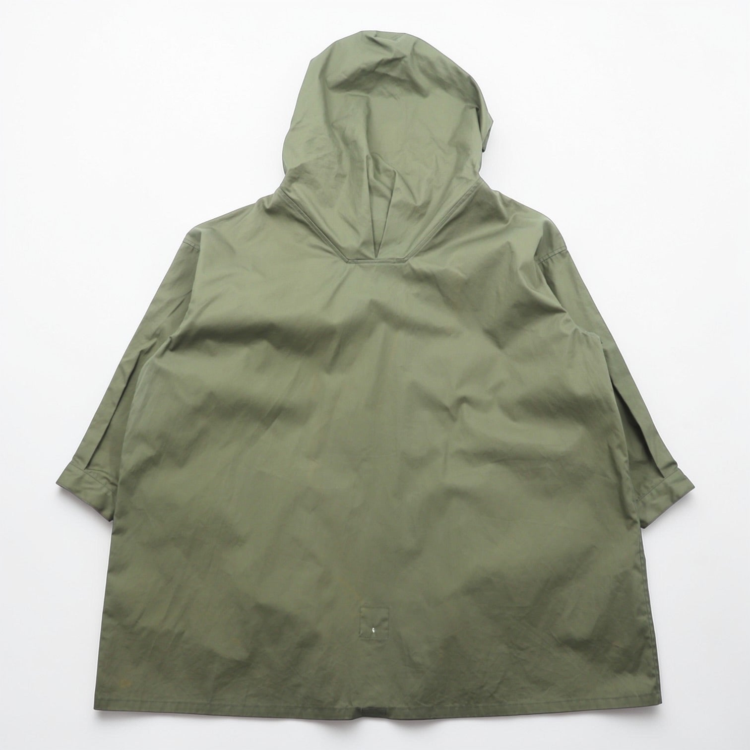 SOUMO Anorak Over Jacket Hoodie L Ventile Cotton Khaki 10-SJ-001 Made in Japan