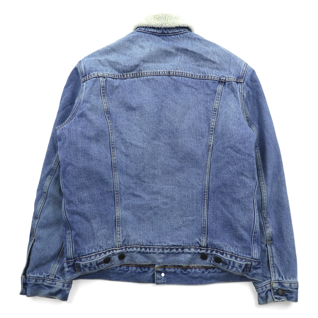 Levi's Sherpa Trucker Jacket, Boa Lining, Denim Jacket, M, Indigo G-Jean