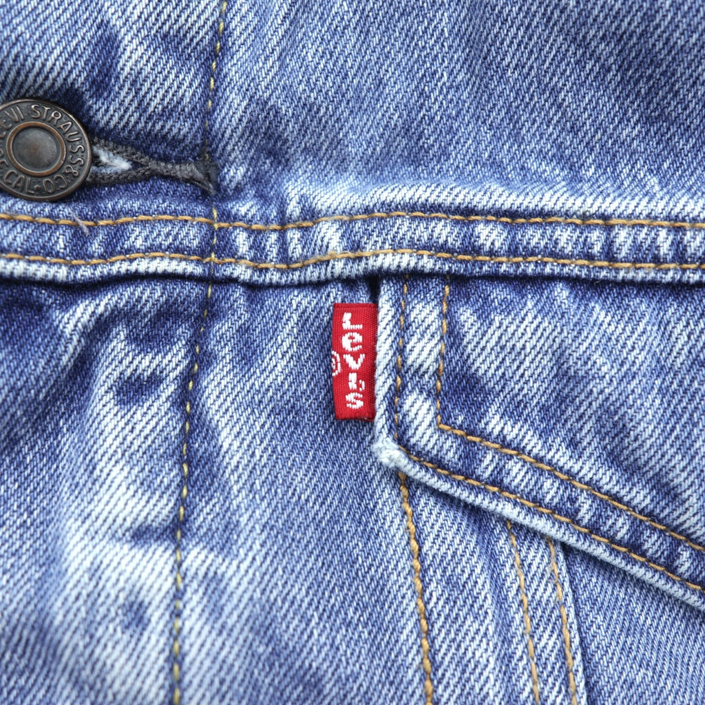Levi's Sherpa Trucker Jacket, Boa Lining, Denim Jacket, M, Indigo G-Jean