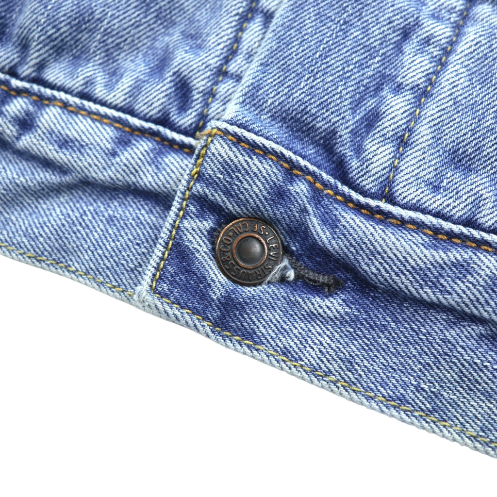 Levi's Sherpa Trucker Jacket, Boa Lining, Denim Jacket, M, Indigo G-Jean