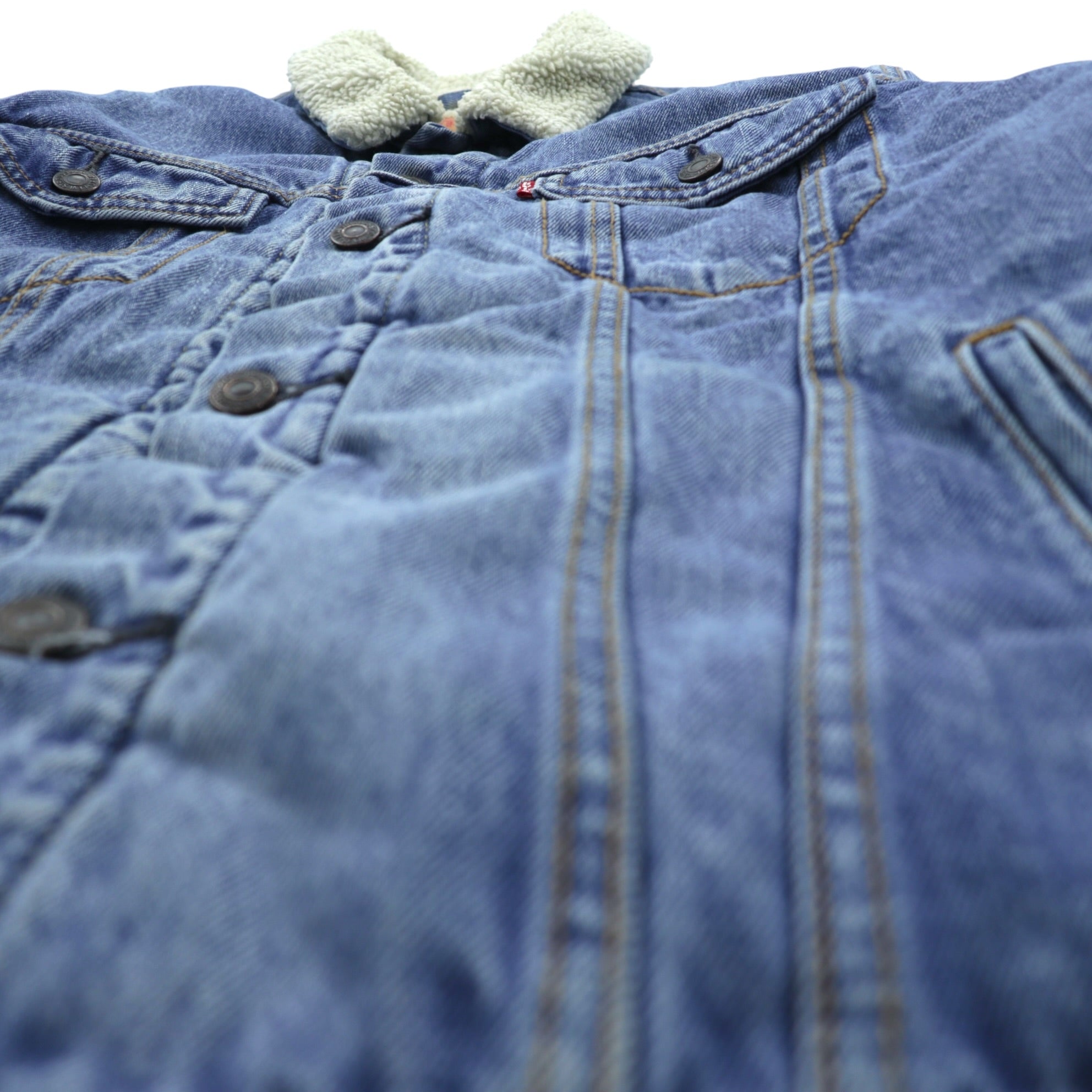 Levi's Sherpa Trucker Jacket, Boa Lining, Denim Jacket, M, Indigo G-Jean