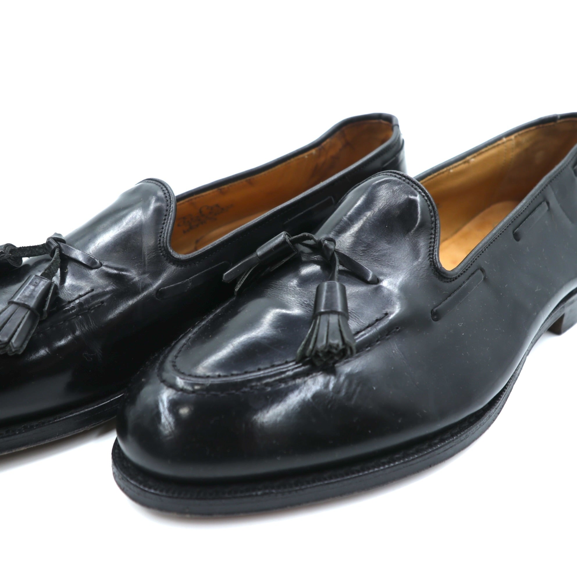Church's Tassel Loafers KEATS 28cm Black 4 Cities Last 93 Goodyear Welted Polished Binder Calf Moccasin Made in England