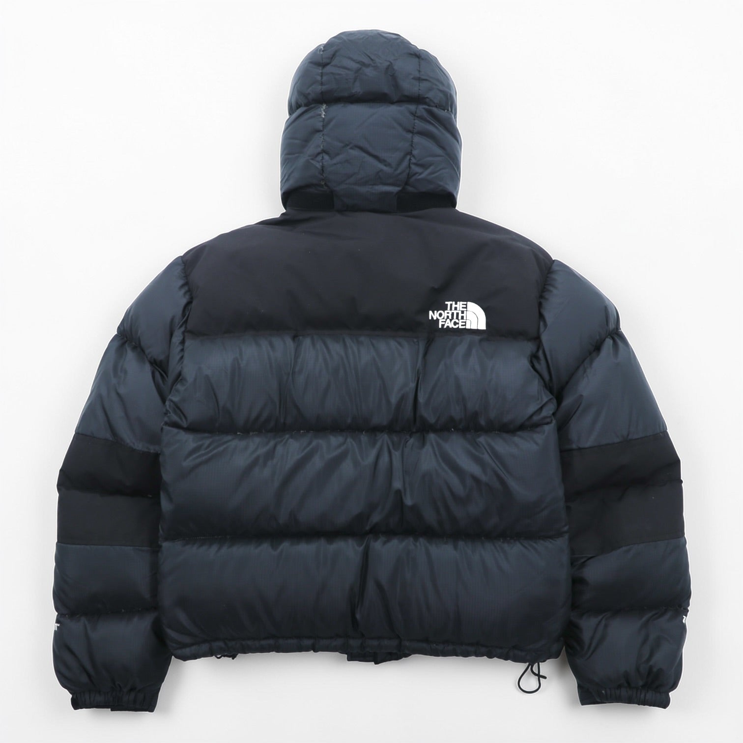 THE NORTH FACE 90年代 GORE DRYLOFT ヌプシ ダウンジャケット S ブラック ドローコード SUMMIT JACKET 700フィルパワー