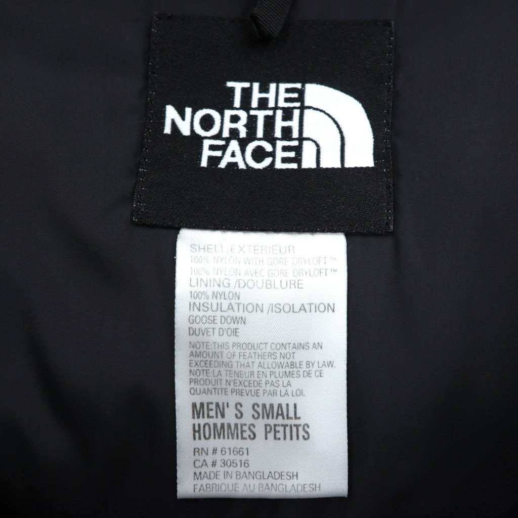THE NORTH FACE 90年代 GORE DRYLOFT ヌプシ ダウンジャケット S ブラック ドローコード SUMMIT JACKET 700フィルパワー