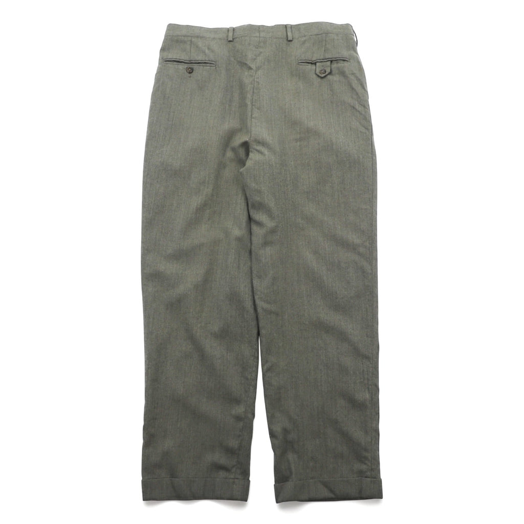 TOMMY HILFIGER 90s Two-Pleat Wide Slacks Pants L Rocket TALON Zip Suspender Buttons Double Cuffs