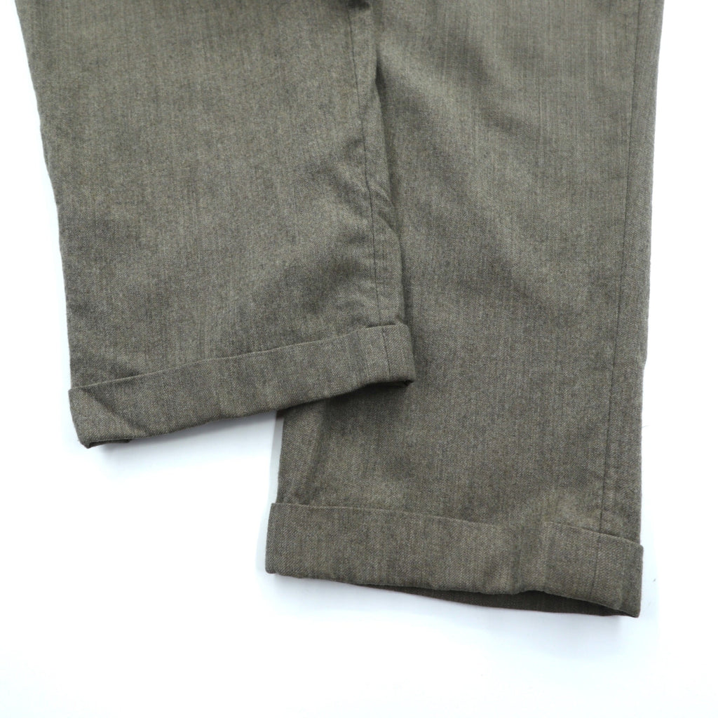 TOMMY HILFIGER 90s Two-Pleat Wide Slacks Pants L Rocket TALON Zip Suspender Buttons Double Cuffs