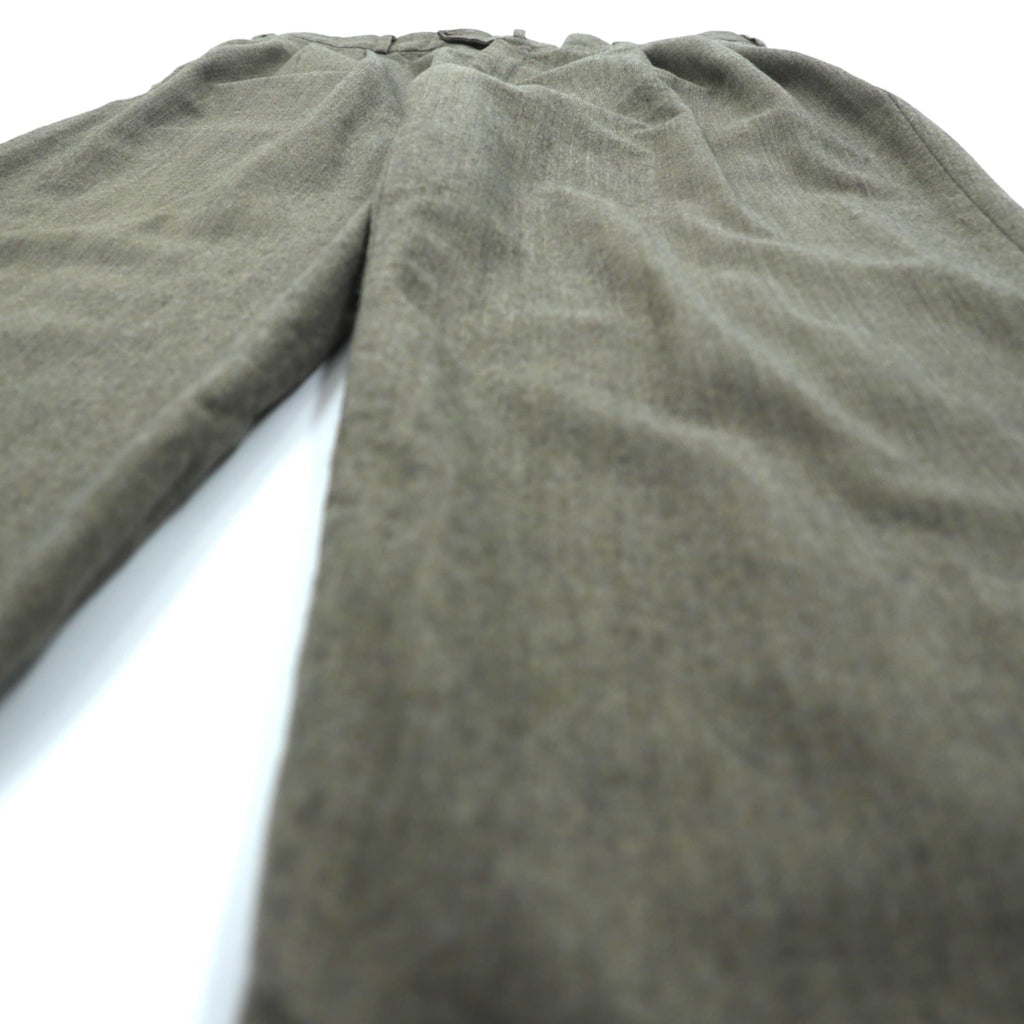 TOMMY HILFIGER 90s Two-Pleat Wide Slacks Pants L Rocket TALON Zip Suspender Buttons Double Cuffs