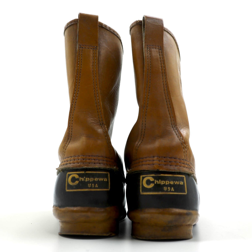 CHIPPEWA Duck Boots Rain Boots 27cm Bean Boots Waterproof Rubber Sole Indian Logo