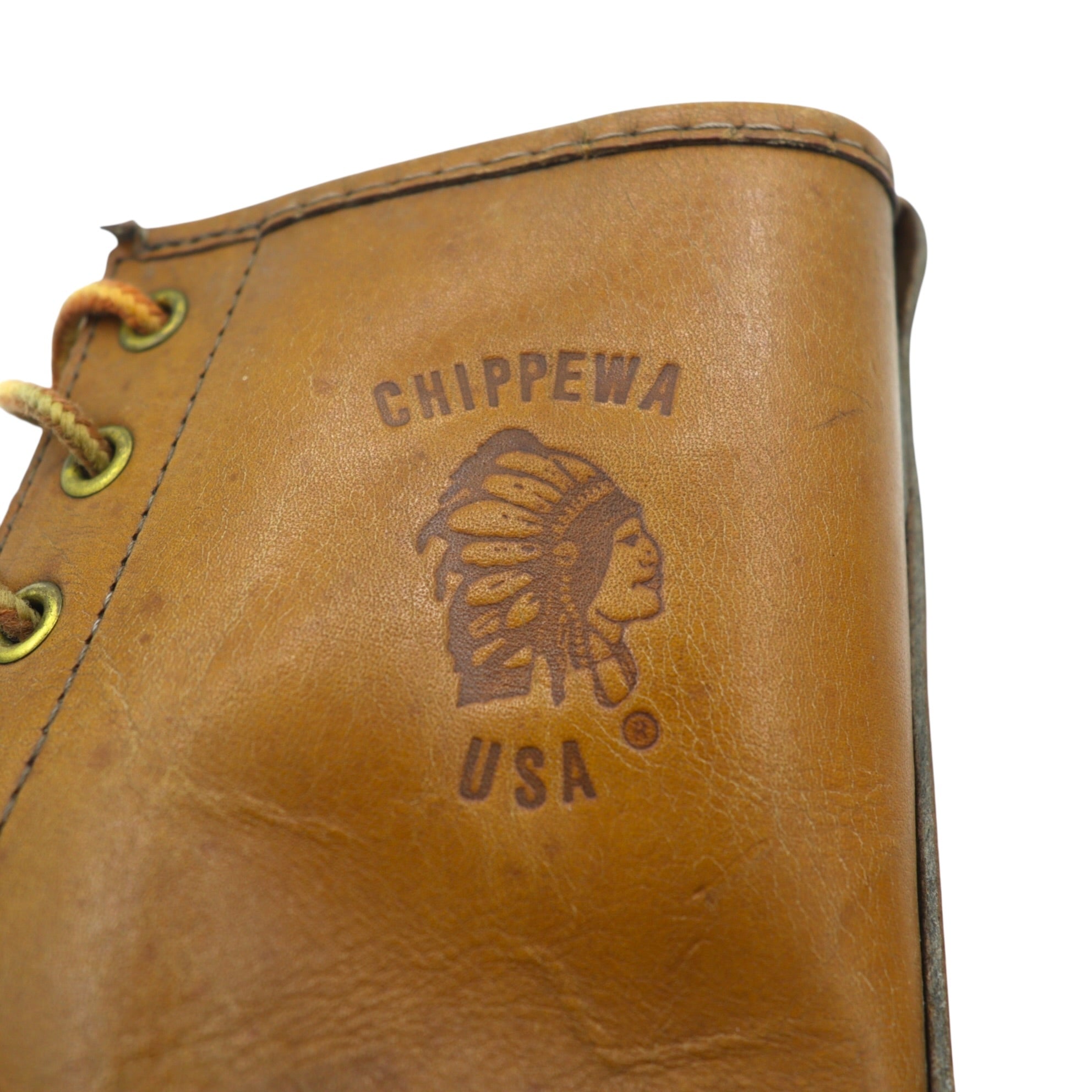 CHIPPEWA Duck Boots Rain Boots 27cm Bean Boots Waterproof Rubber Sole Indian Logo