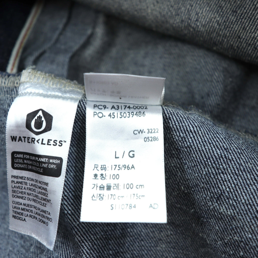 Levi's WWII Model 1st Type Big E Denim Jacket Redline Selvedge Type I Double Pleats Cinch Back Dark Indigo Rigid PREMIUM A3174-0002