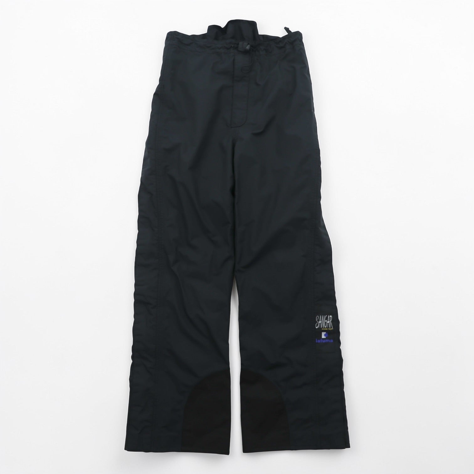 Lafuma 90年代 ゴアテックス GORE-TEX アウトドア オーバーパンツ M ブラック 防水 ドローコード ハンガリー製