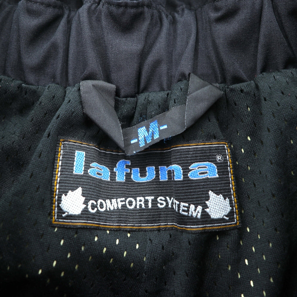 Lafuma 90年代 ゴアテックス GORE-TEX アウトドア オーバーパンツ M ブラック 防水 ドローコード ハンガリー製