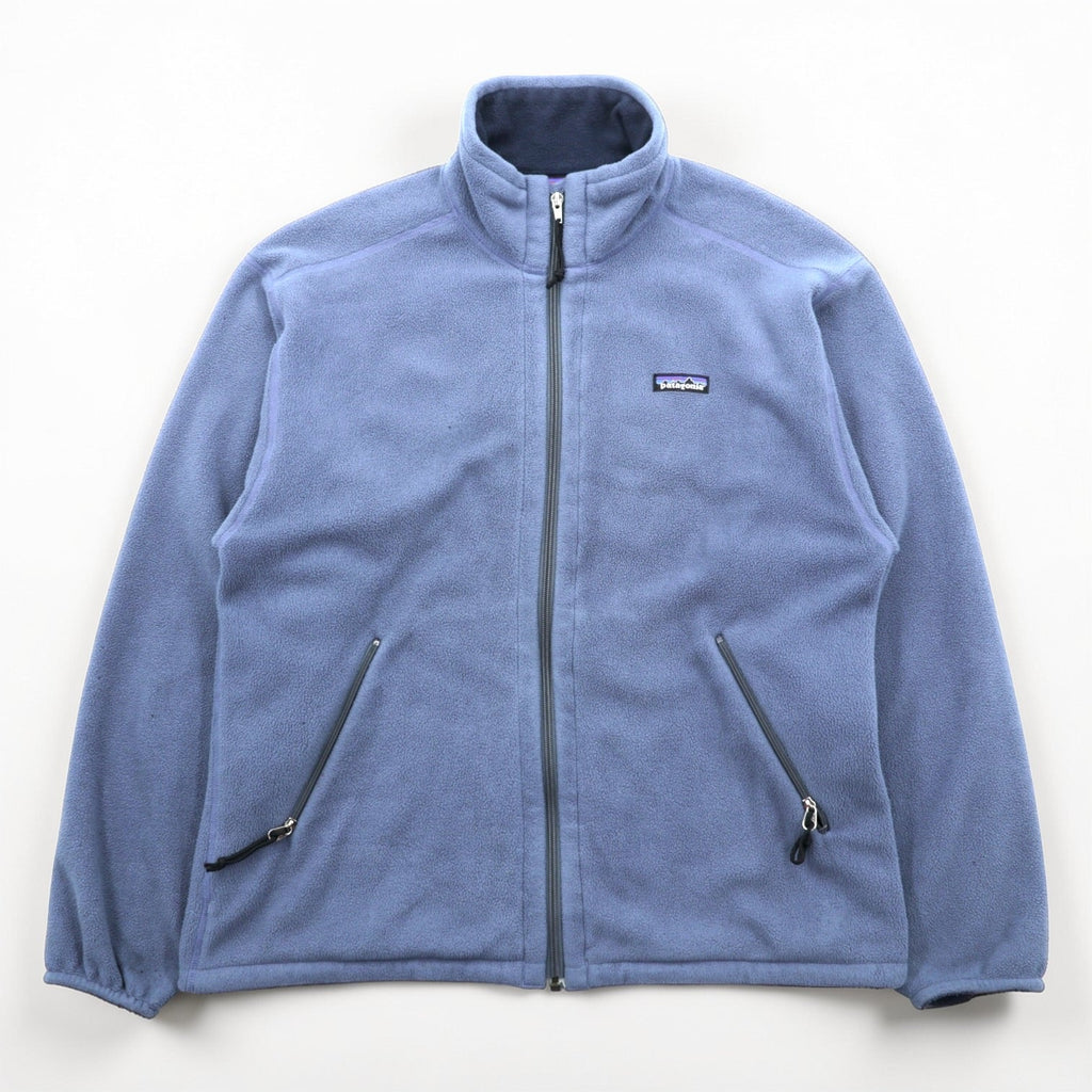 Patagonia 90s USA Synchilla SYNCHILLA Fleece Jacket Windproof Jacket M Blue Drawcord Big Size