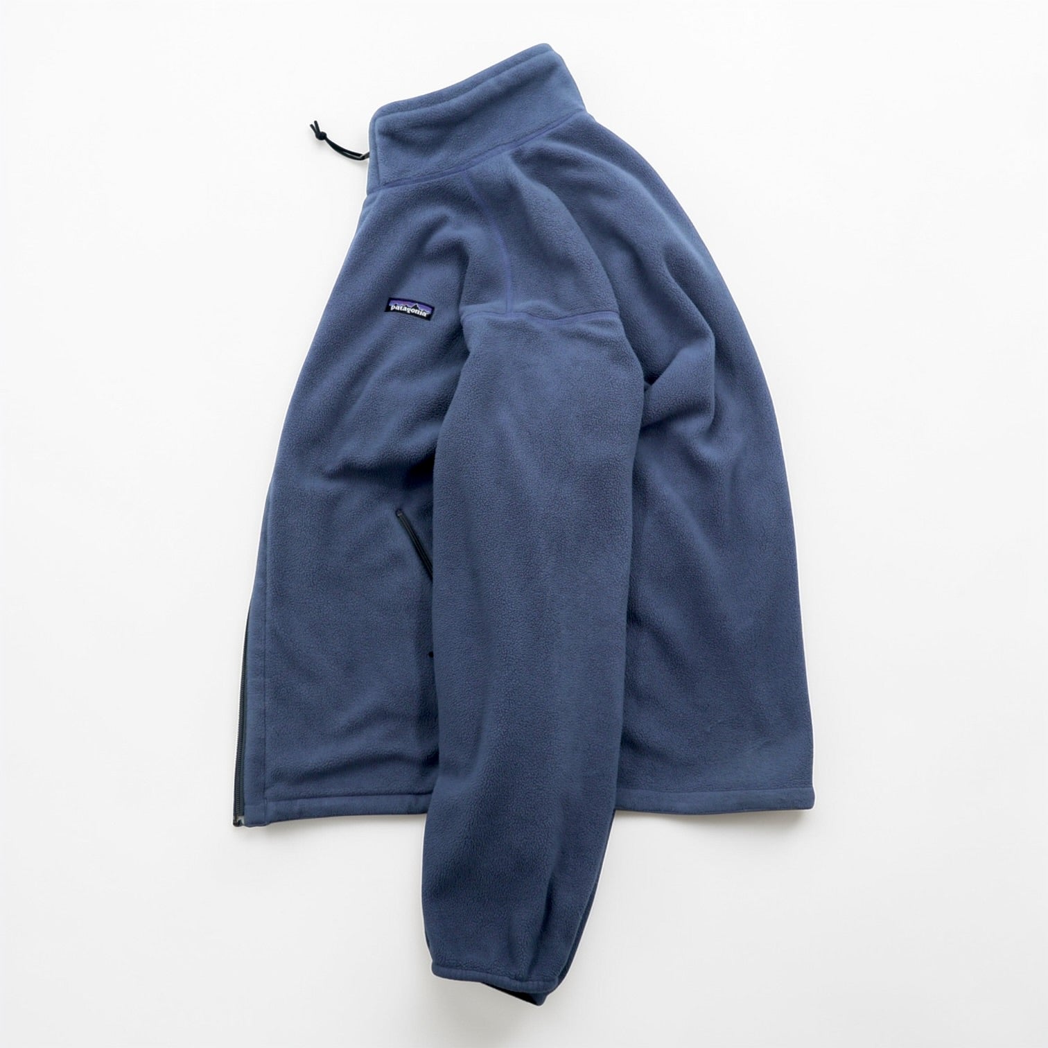 Patagonia 90s USA Synchilla SYNCHILLA Fleece Jacket Windproof Jacket M Blue Drawcord Big Size