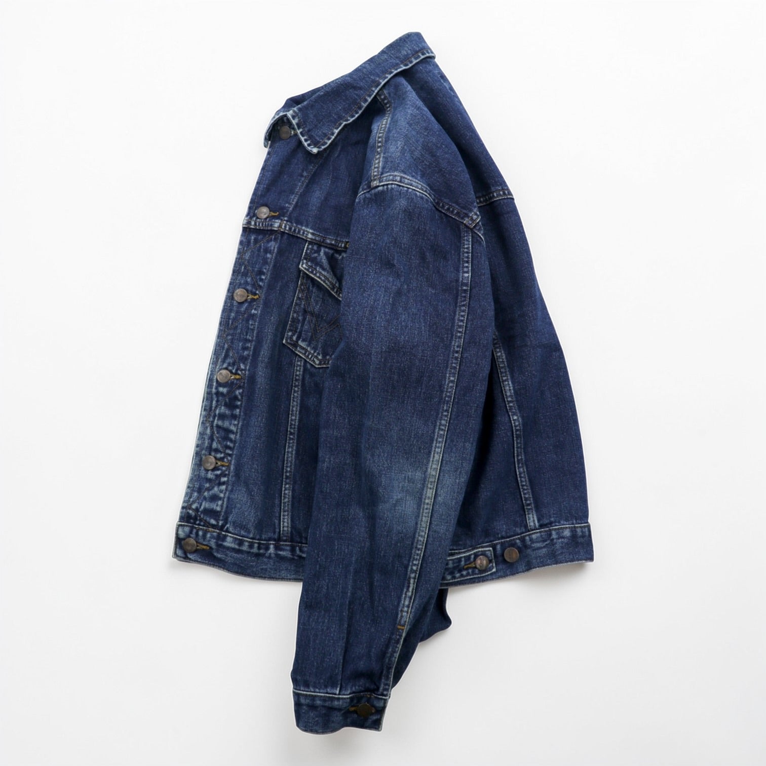 Wrangler 90s Denim Jacket G Jean M Indigo AUTHENTIC WESTERN 4-Pocket