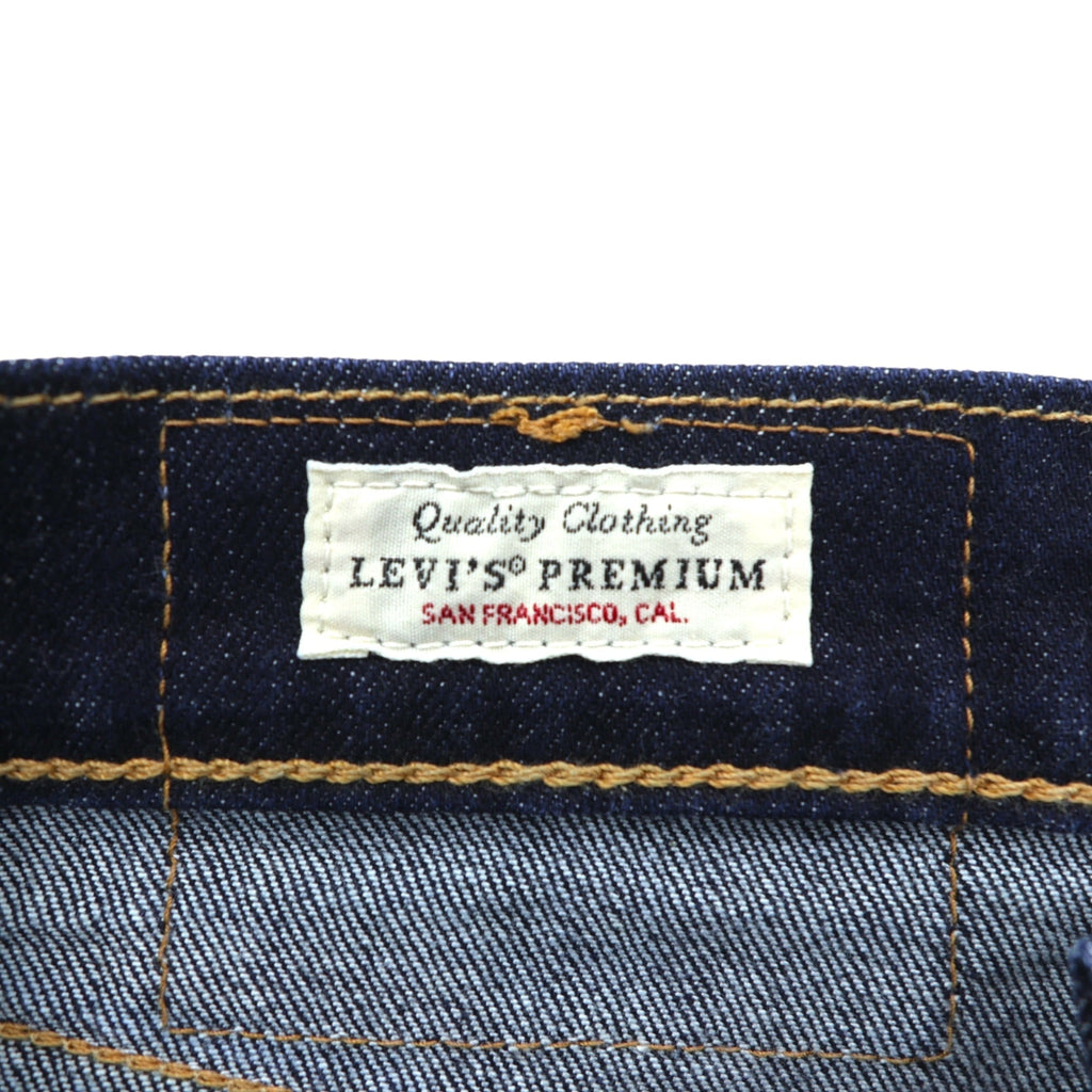 Levi's Big E 511 Slim Fit Stretch Denim Pants Jeans S Indigo Leather Patch PREMIUM 04511-2406