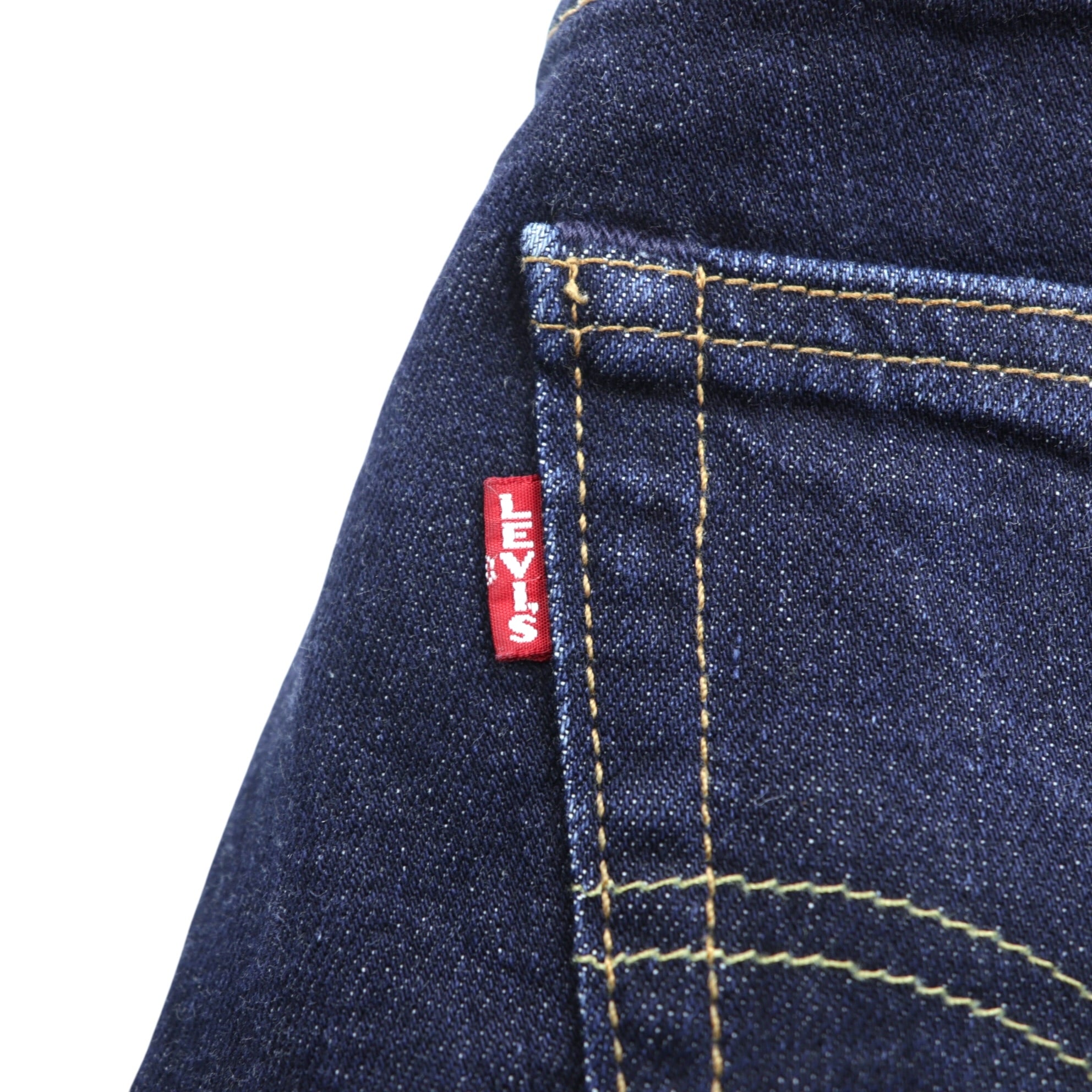 Levi's Big E 511 Slim Fit Stretch Denim Pants Jeans S Indigo Leather Patch PREMIUM 04511-2406