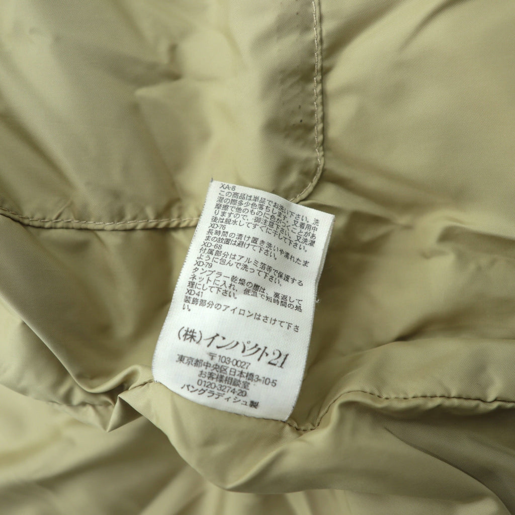Polo Ralph Lauren 90s Nylon Down Vest M Khaki Small Pony Logo Embroidery