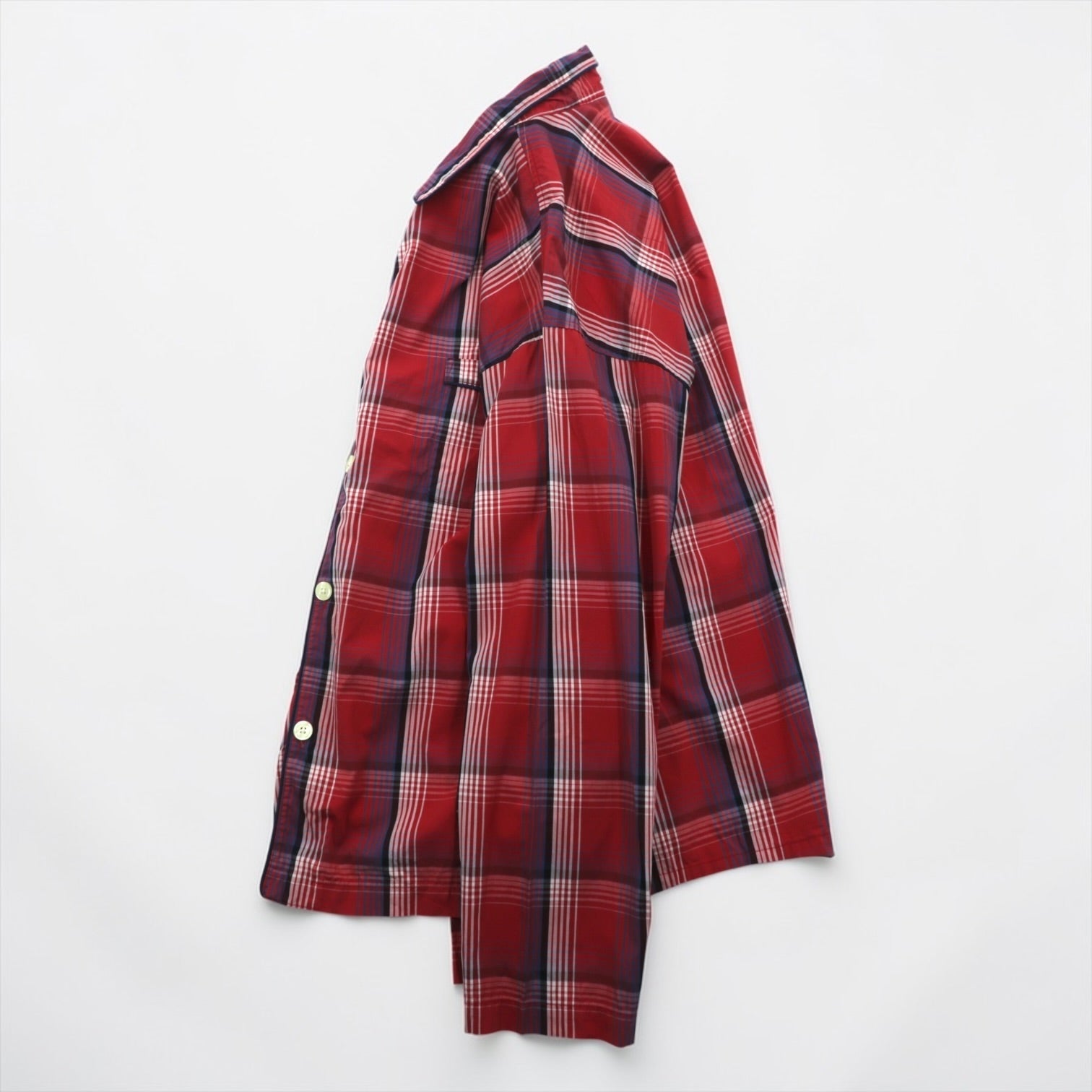 Polo Ralph Lauren Pajama Shirt L Red Plaid Chest Pocket Small Pony Embroidery