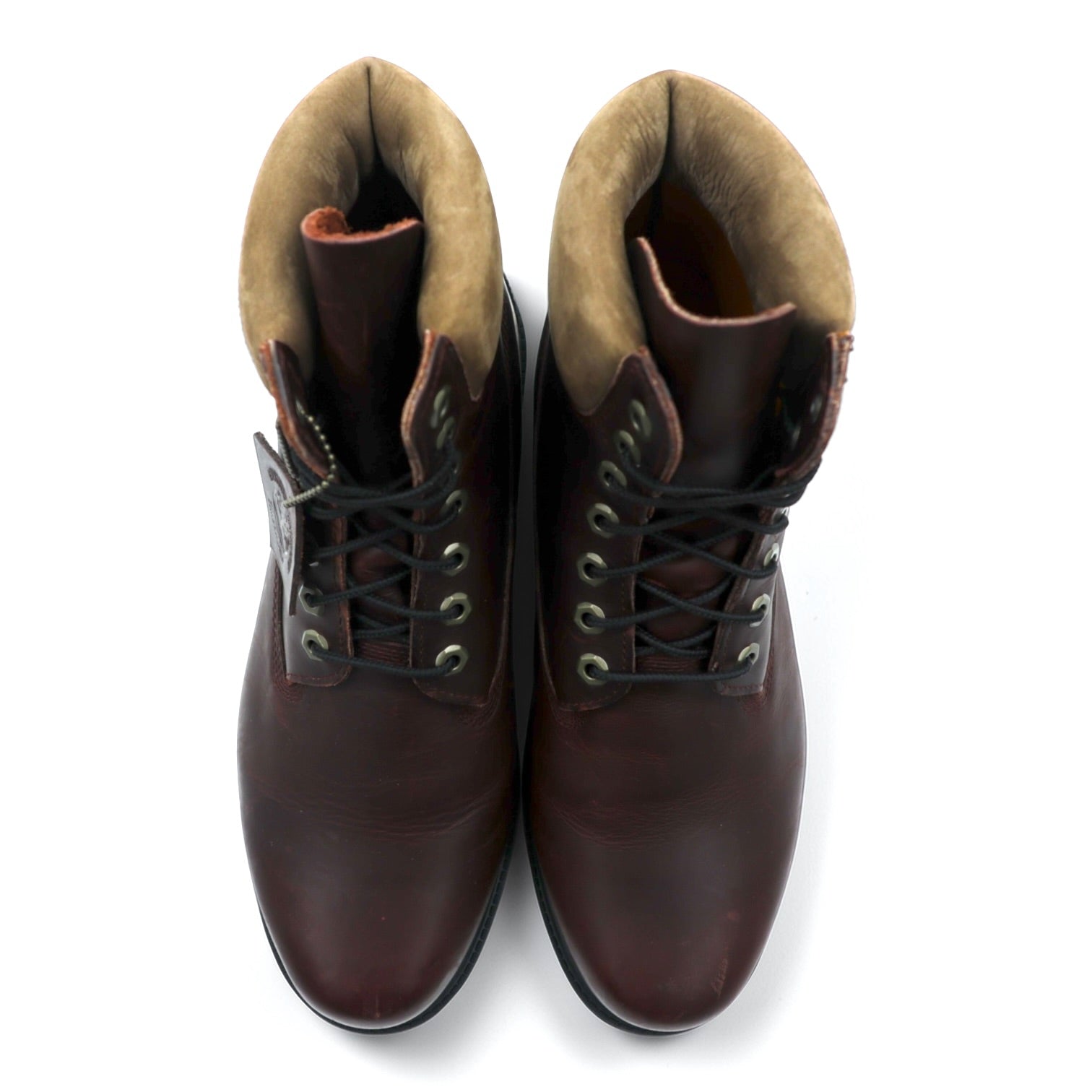 Timberland 6インチ プレミアム ブーツ レースアップブーツ 27.5cm ダークブラウン ReBOTL 防水 A9898