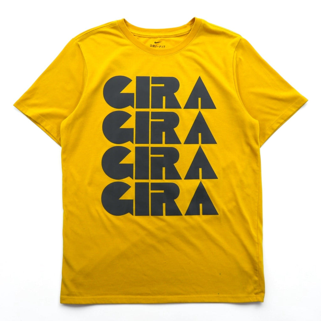 GYAKUSOU (NIKE × UNDERCOVER) Short Sleeve Dri-FIT T-Shirt M Yellow GIRA Running Shirt CJ7827-793