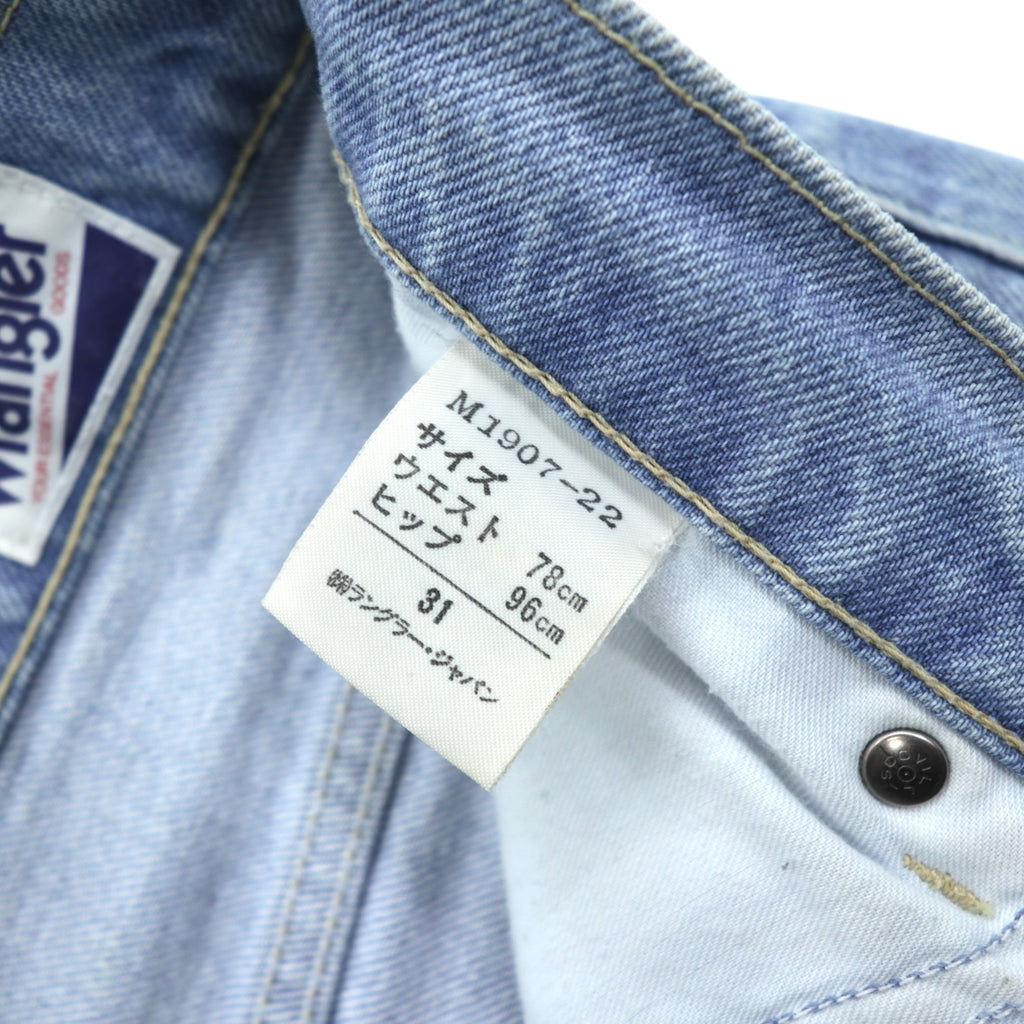 Wrangler 80s Made in Japan Vintage Tapered Denim Pants Jeans M Indigo M1907-22