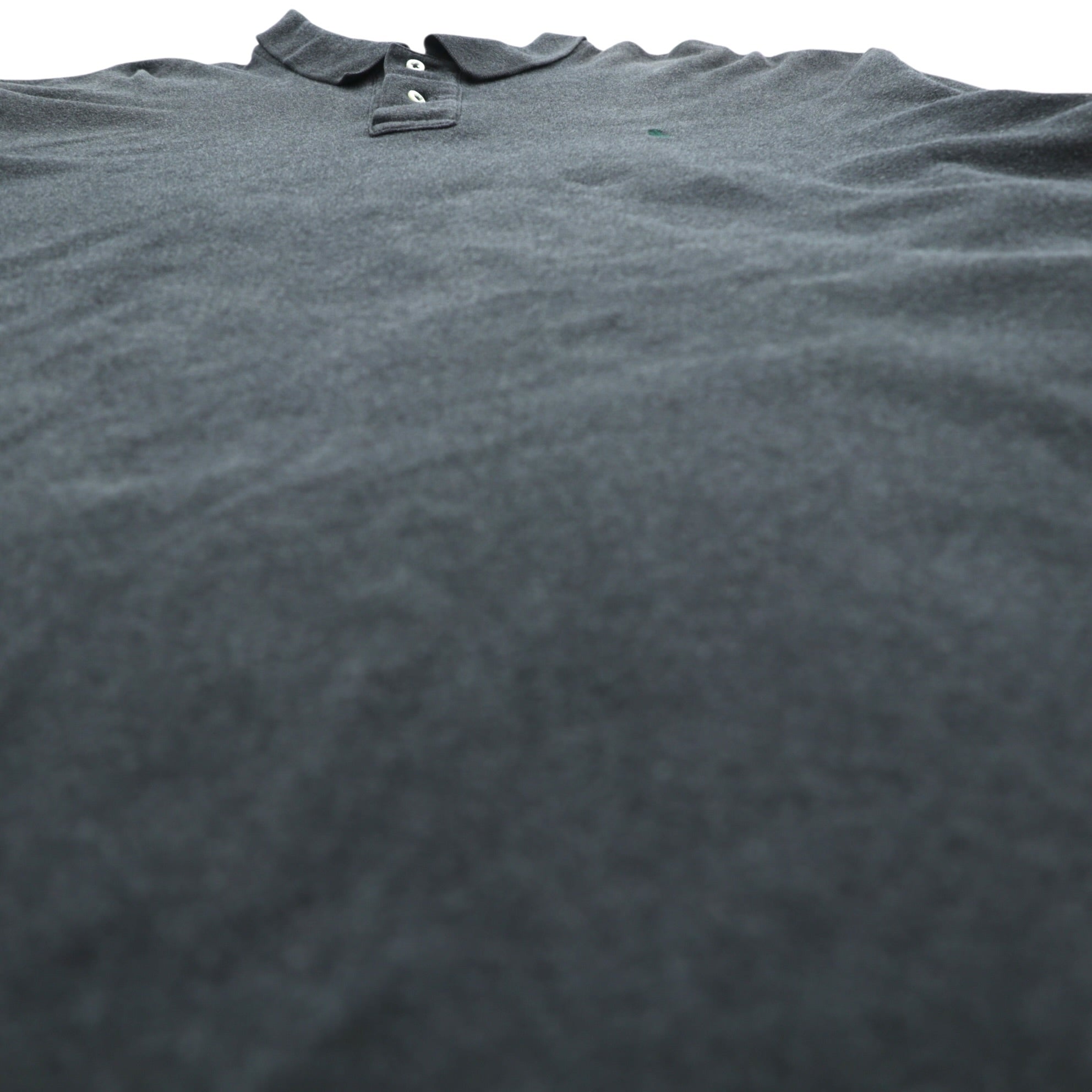 Polo Ralph Lauren 90s Polo Shirt Rugby Shirt 2XL Gray Made in Peru Small Pony Embroidery Big Size