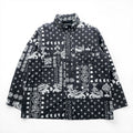 Levi's フィールドコート ミリタリージャケット XL ペイズリー フード収納 KEARNY FIELD COAT BANDANA REMIX A4419-0003