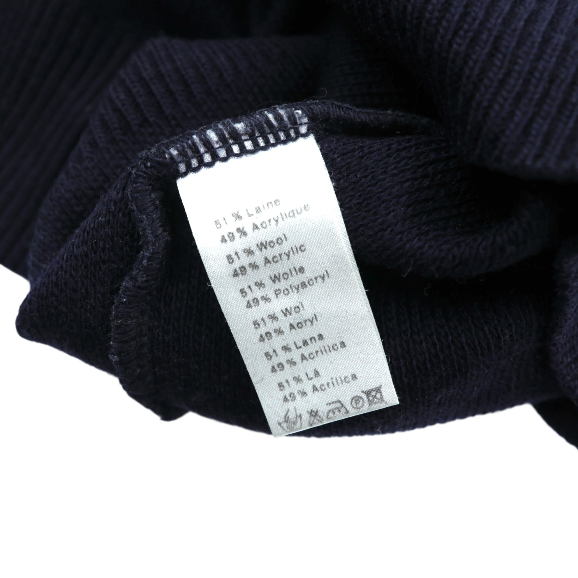 CHEMISE LACOSTE 80年代 フランス製 ヴィンテージ Vネック ニット セーター L フレンチラコステ
