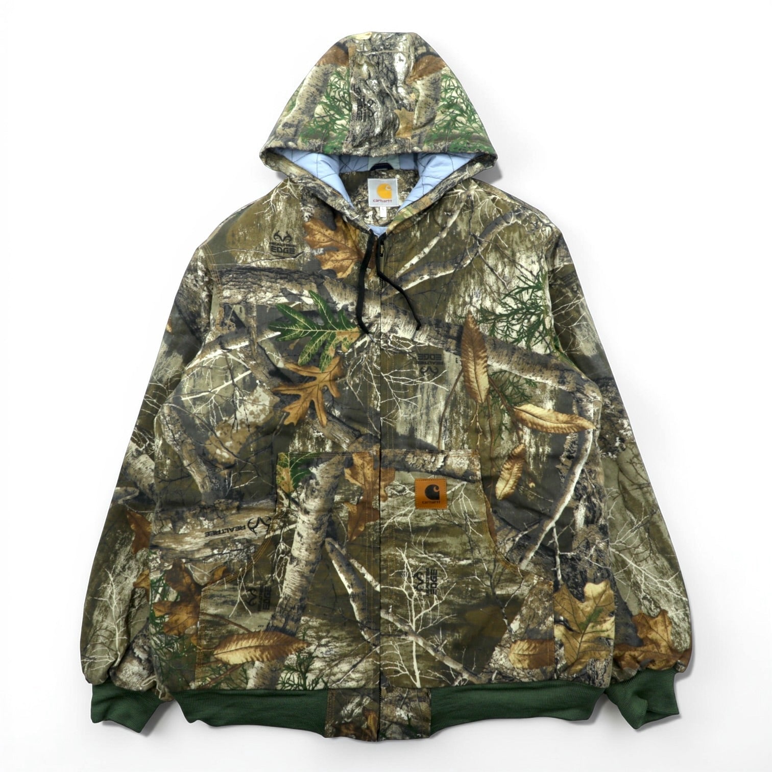 carhartt remake reconstruction real tree camo active jacket parka blouson L khaki cotton