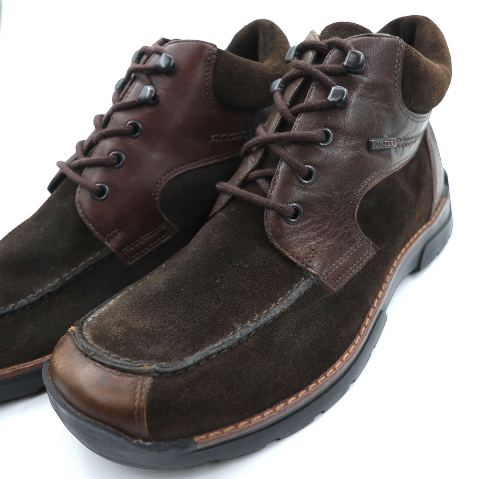 Josef Seibel Leather Comfort Shoes 28cm Suede Brown Moccasin Blucher