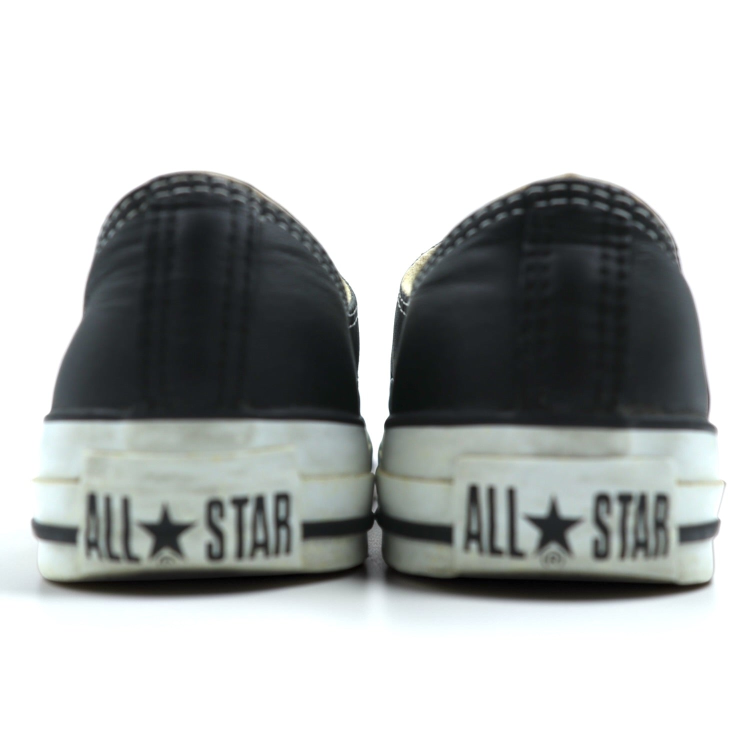 CONVERSE Leather All Star ALL STAR LEATHER OX Low-Cut Sneakers 26.5cm Black 15866